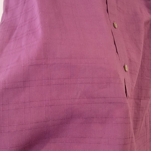 Van Heusen Men's Short sleeve Buttondown Classic fit/wrinkle free Sz L NWT - Picture 4 of 11